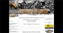 Desktop Screenshot of genuinebikeparts.se